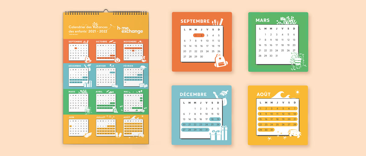 visuel du calendrier