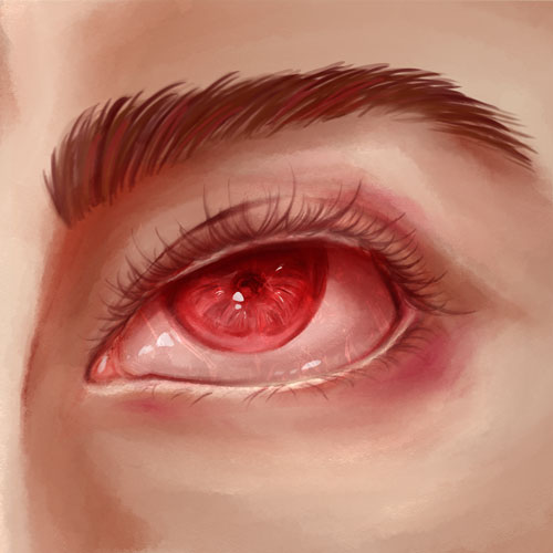 illustration d'un oeil