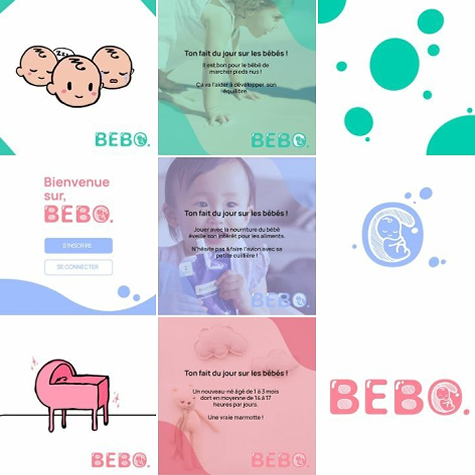 feed instagram du compte bebo